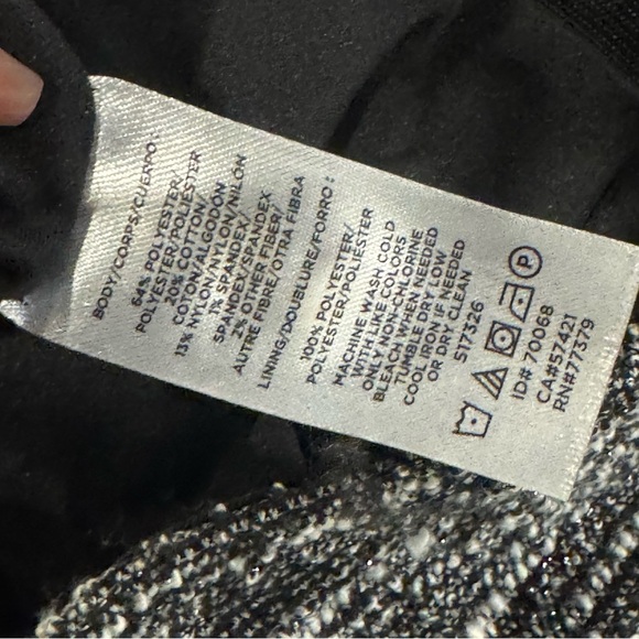 Ann Taylor Textured Sparkle Gray Pencil Skirt - Picture 7 of 7